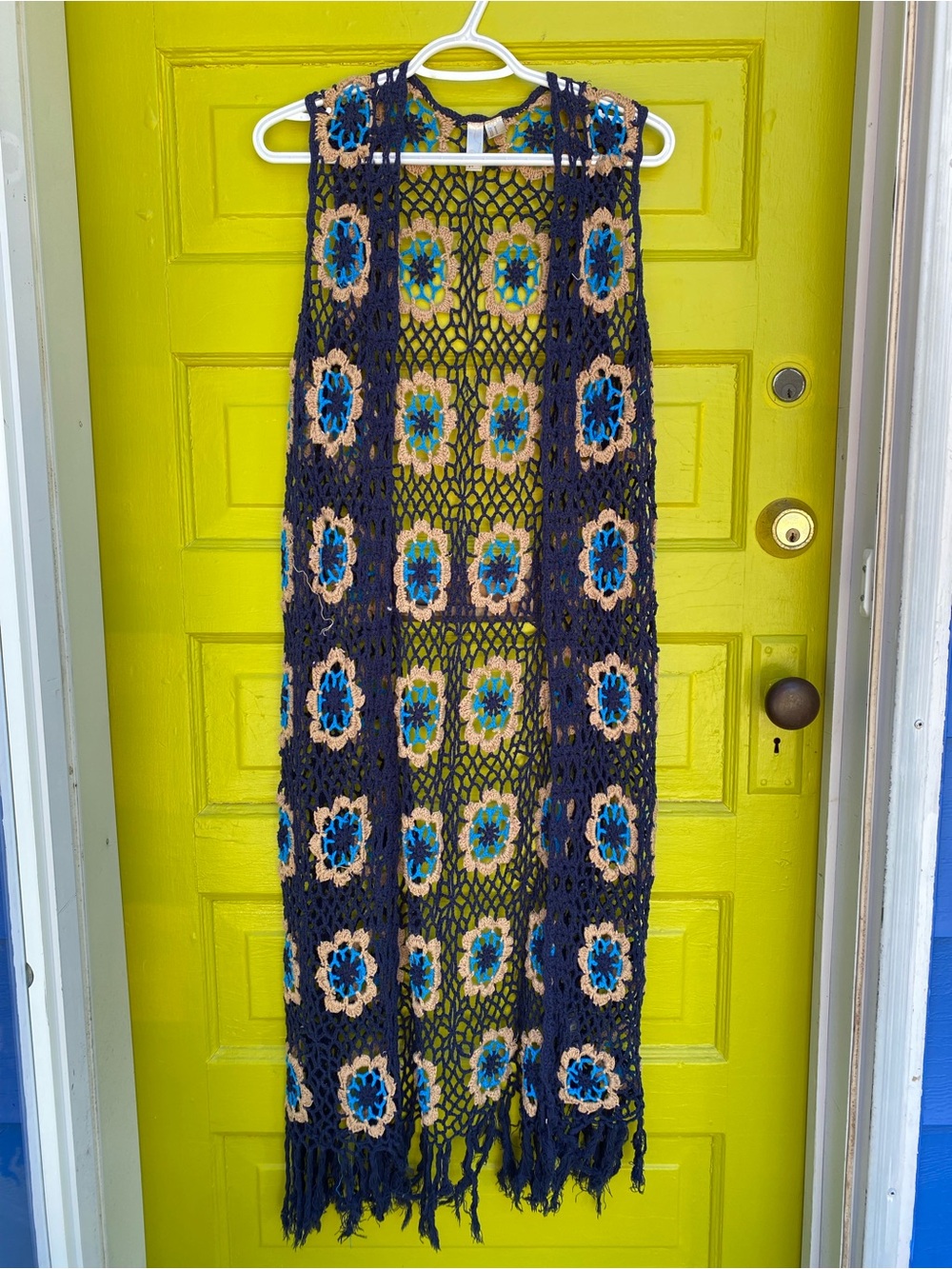 Boho Crochet Duster Cardigan